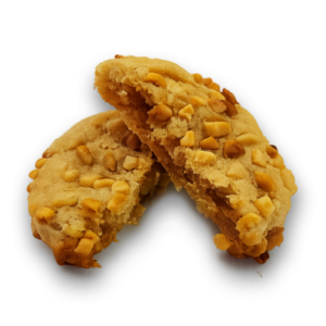 Galleta con Maní rellena de Caramelo