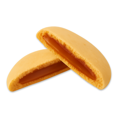 Galleta rellena de Caramelo