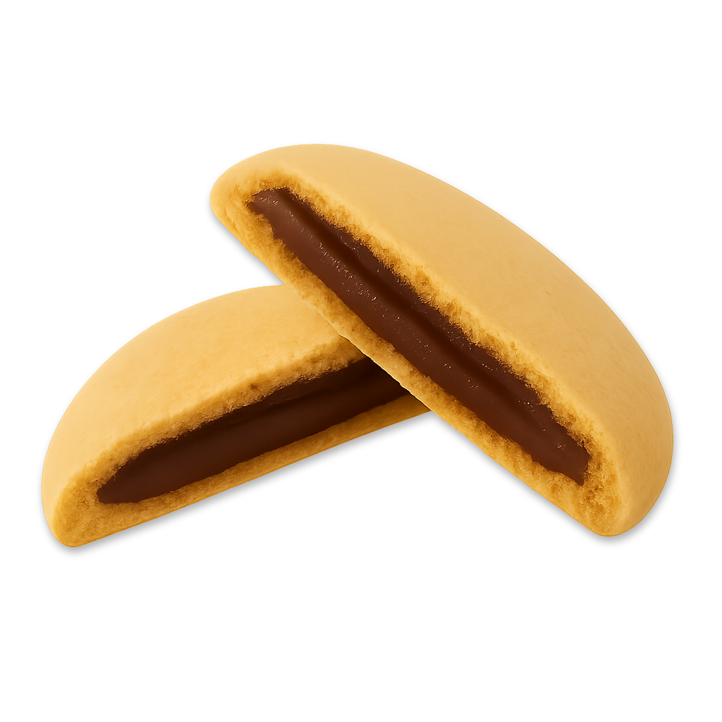 Galleta rellena de Chocolate