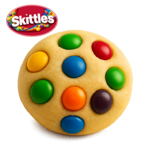 Galleta con Skittles